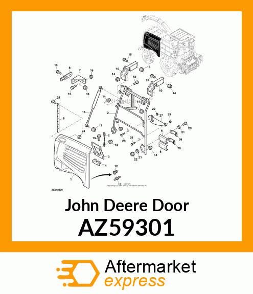 DOOR AZ59301