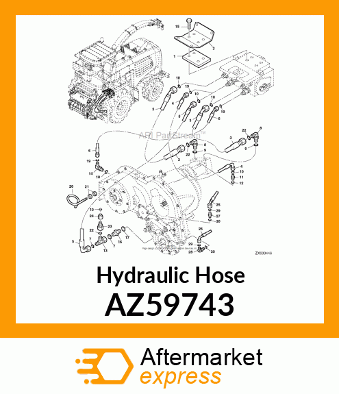 Hydraulic Hose AZ59743