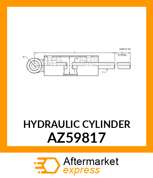 HYDRAULIC CYLINDER AZ59817