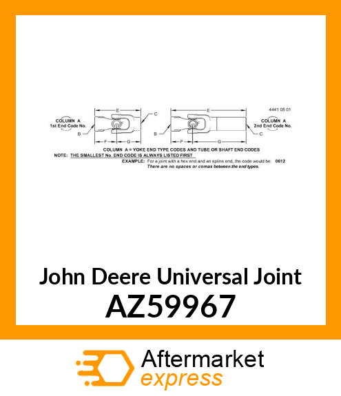 Universal Joint AZ59967