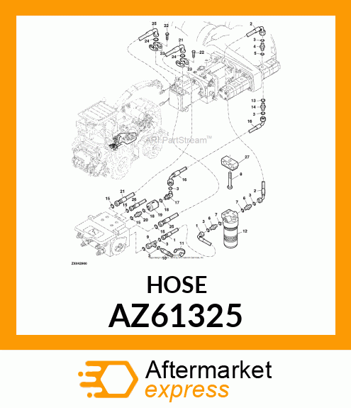 HYDRAULIC HOSE AZ61325