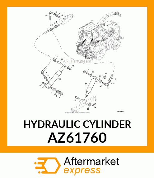 Hydraulic Cylinder AZ61760