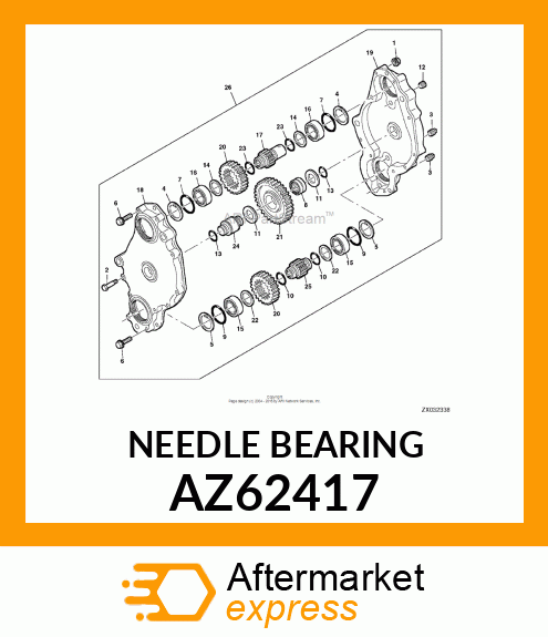 Needle Bearing AZ62417