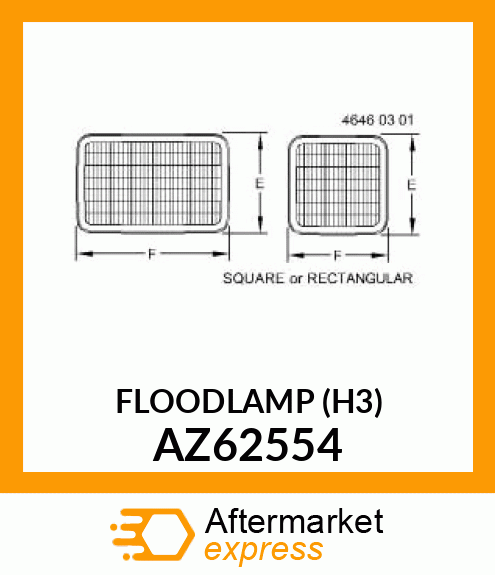 FLOODLAMP (H3) AZ62554