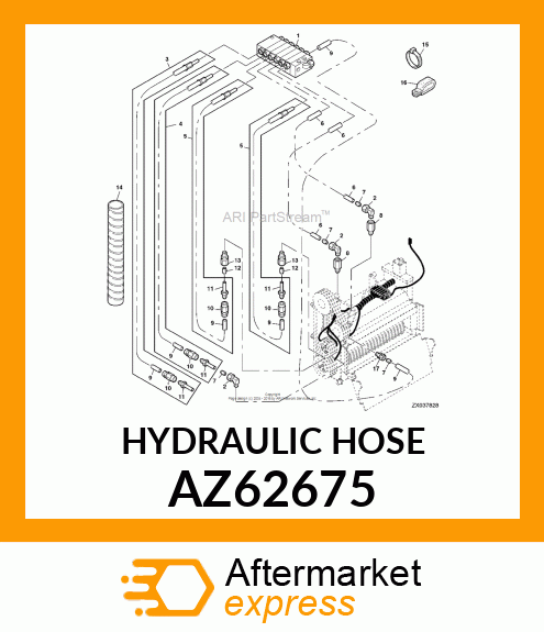 HYDRAULIC HOSE AZ62675