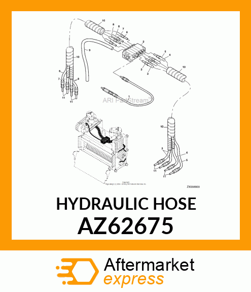 HYDRAULIC HOSE AZ62675