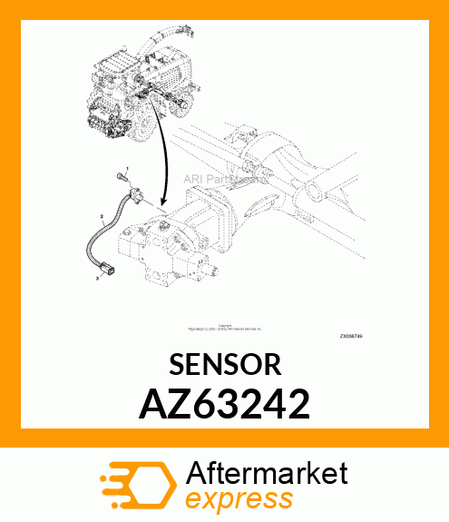 WHEEL SPEED SENSOR AZ63242