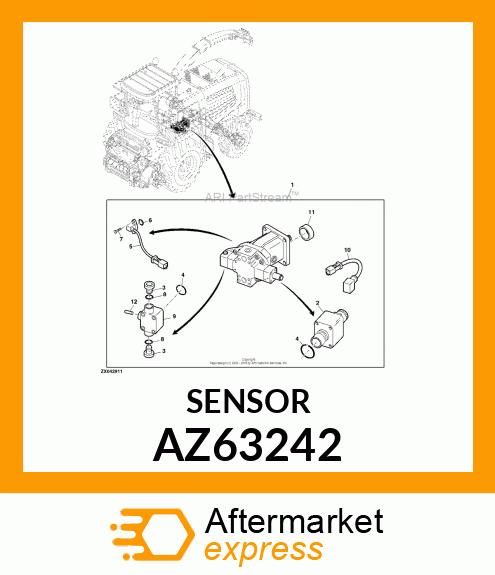 WHEEL SPEED SENSOR AZ63242