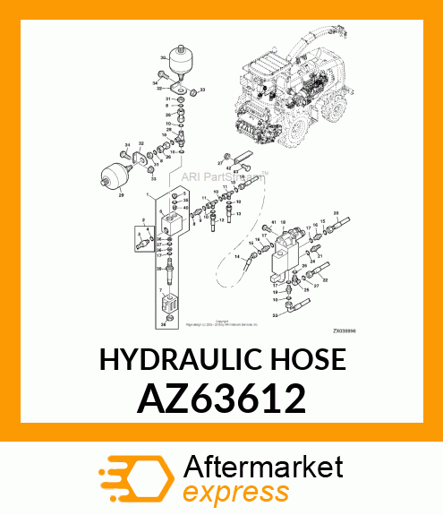 HYDRAULIC HOSE AZ63612