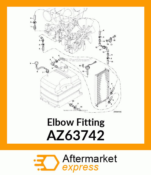 Elbow Fitting AZ63742