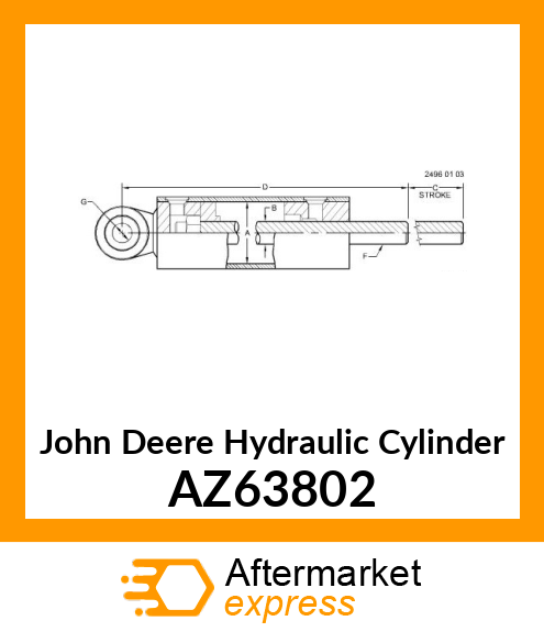 HYDRAULIC CYLINDER AZ63802