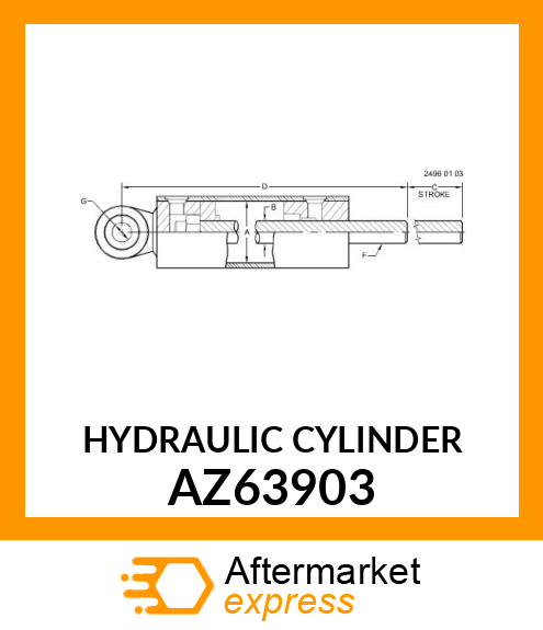 HYDRAULIC CYLINDER AZ63903