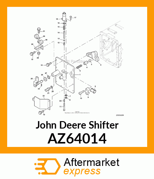 SHAFT ASSY, CAM AZ64014