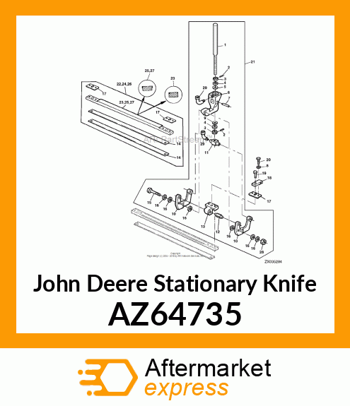 KIT, STATIONARY KNIFE AZ64735