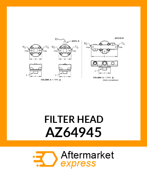 Filter Head AZ64945