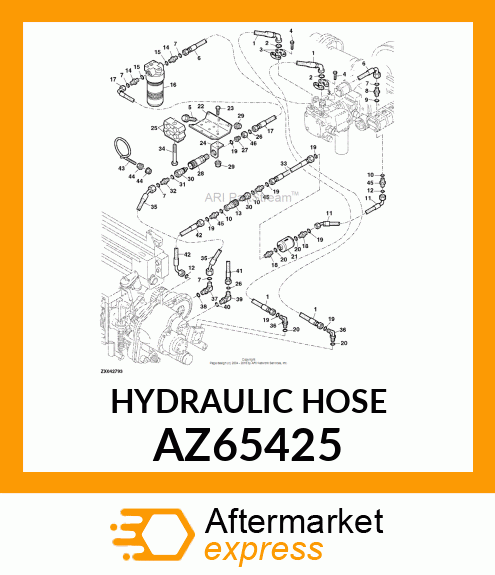 HYDRAULIC HOSE AZ65425