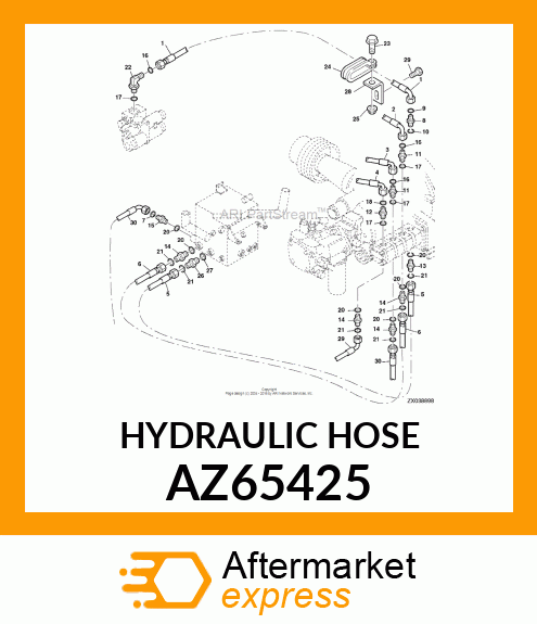 HYDRAULIC HOSE AZ65425