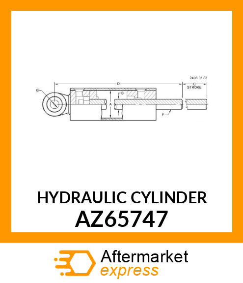 HYDRAULIC CYLINDER AZ65747