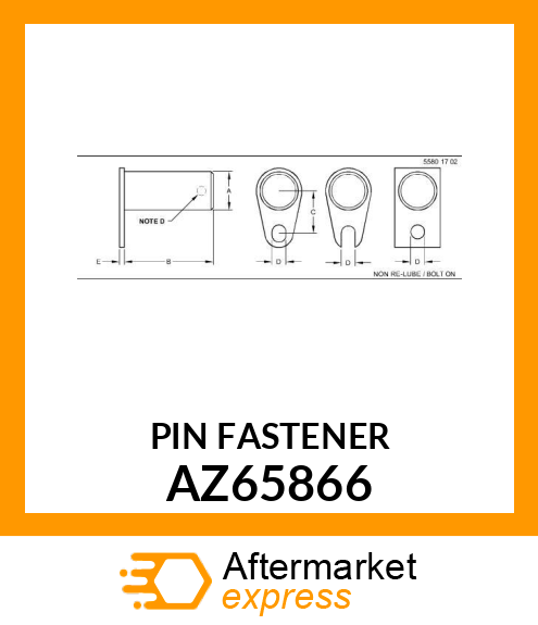 PIN FASTENER AZ65866