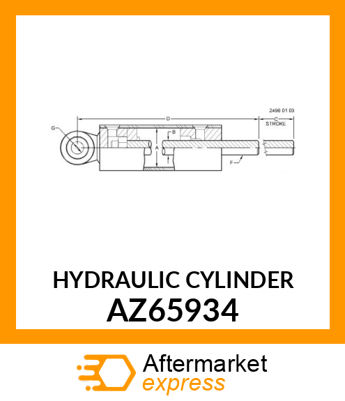 HYDRAULIC CYLINDER AZ65934