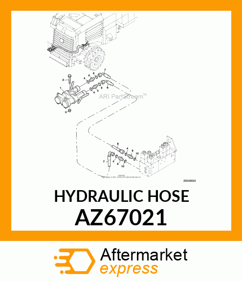 HYDRAULIC HOSE AZ67021