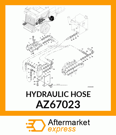 HYDRAULIC HOSE AZ67023