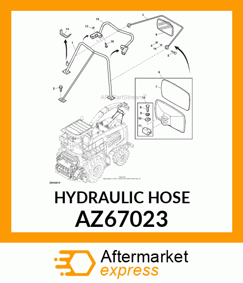 HYDRAULIC HOSE AZ67023