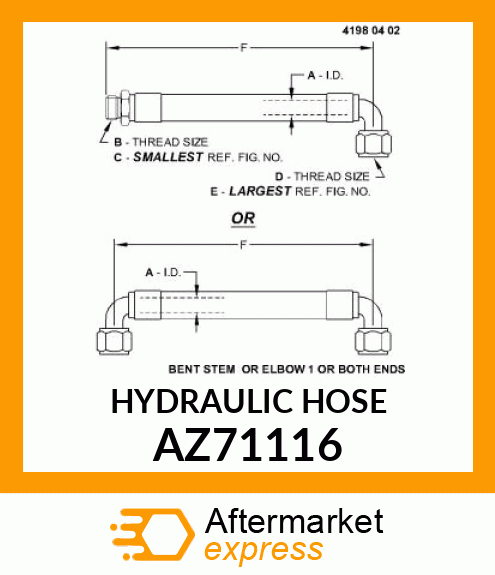 Hydraulic Hose AZ71116