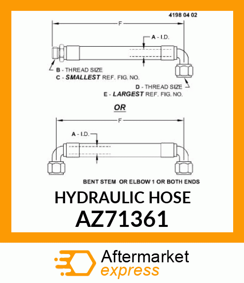 Hydraulic Hose AZ71361