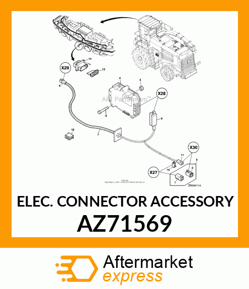 ELEC. CONNECTOR ACCESSORY AZ71569