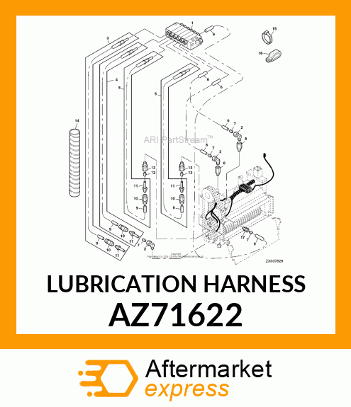 LUBRICATION HARNESS AZ71622