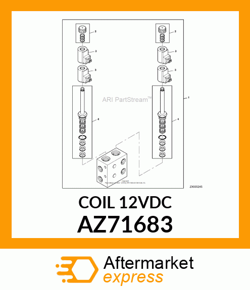 COIL 12VDC AZ71683