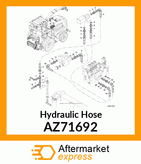 Hydraulic Hose AZ71692