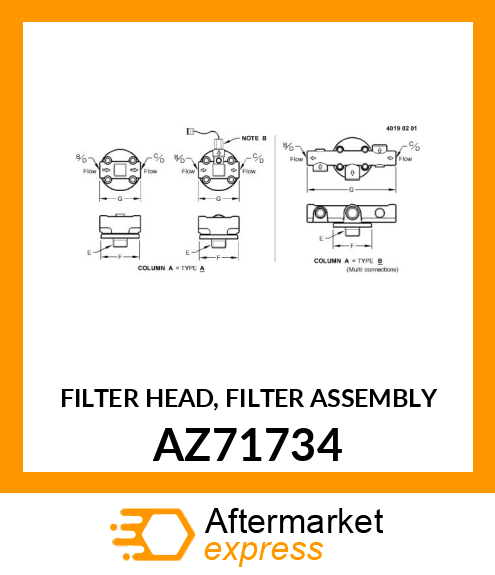 Filter Head AZ71734