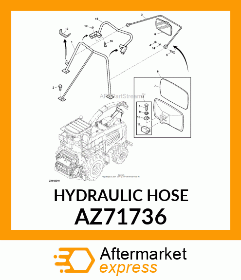 HYDRAULIC HOSE AZ71736