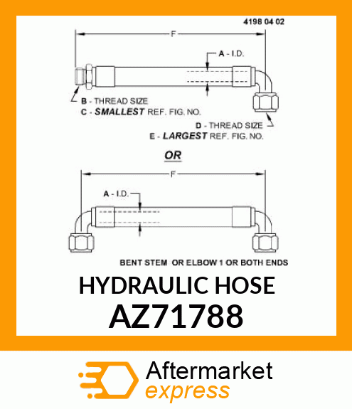 Hydraulic Hose AZ71788