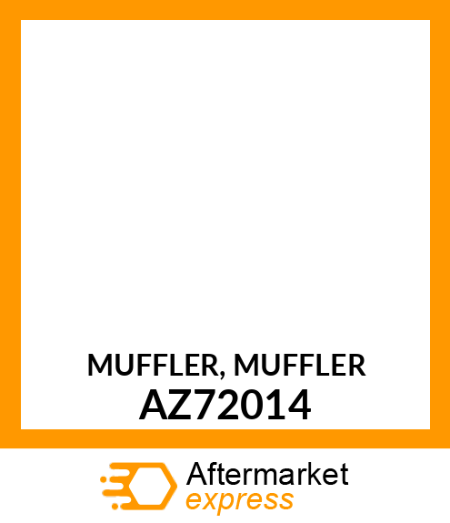 Muffler AZ72014