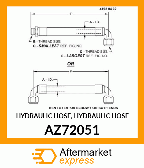 Hydraulic Hose AZ72051