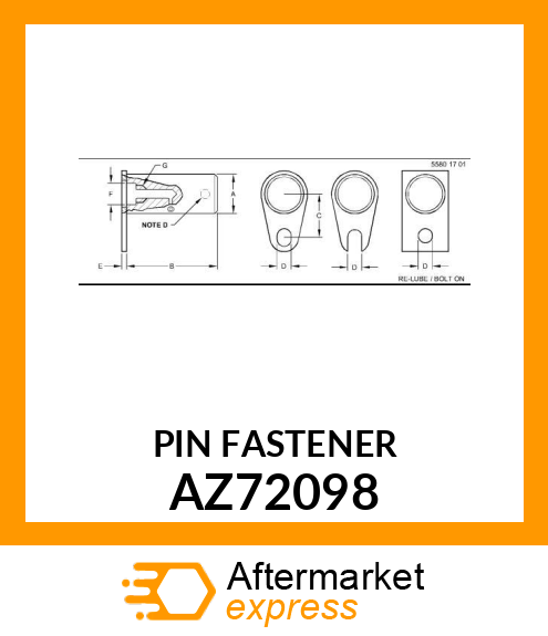 PIN FASTENER AZ72098