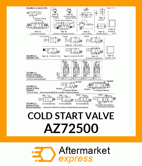 COLD START VALVE AZ72500