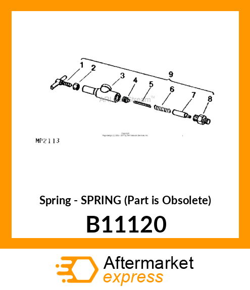 Spring - SPRING (Part is Obsolete) B11120