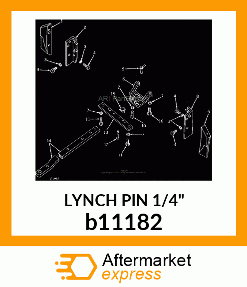 LYNCH PIN 1/4" b11182