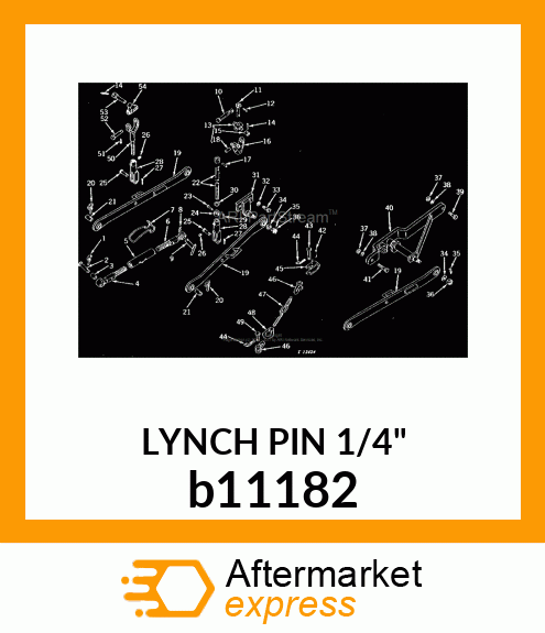 LYNCH PIN 1/4" b11182