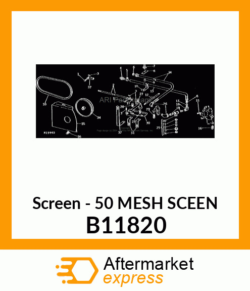 Screen - 50 MESH SCEEN B11820