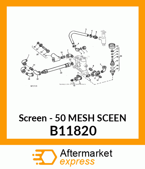 Screen - 50 MESH SCEEN B11820