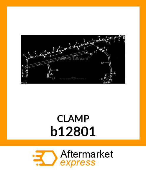 HOSE CLAMP, CLAMP, HOSE b12801