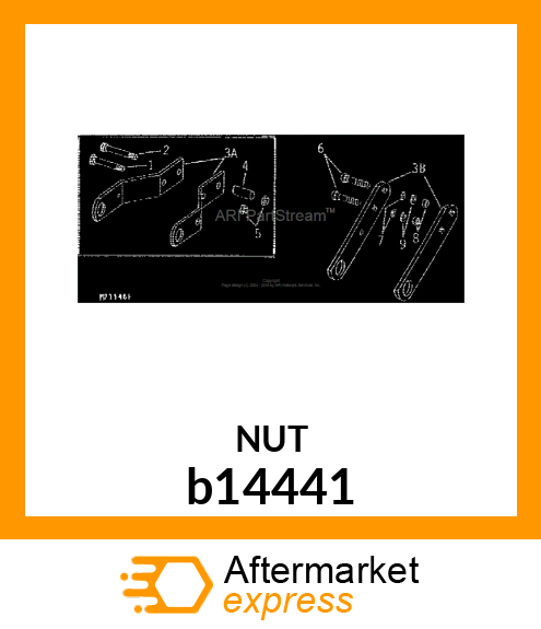 LOCK NUT, HEX LOCK NUT PURCH b14441