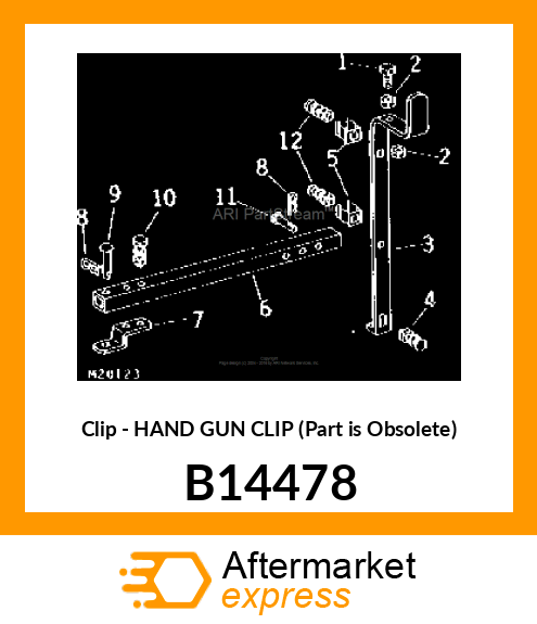 Clip - HAND GUN CLIP (Part is Obsolete) B14478