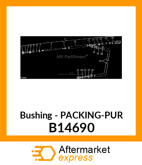 Bushing - PACKING-PUR B14690