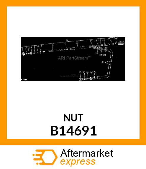 Spare part B14691 + Nut